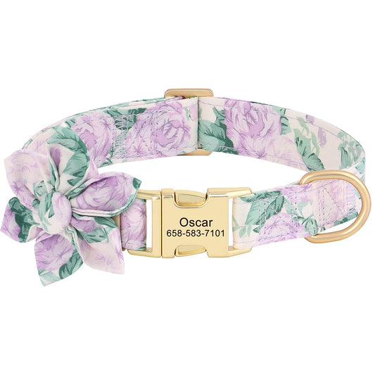 Violet Hush - Pawsona Custom Collar