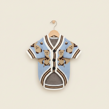 Cardigan às riscas BlueBear 