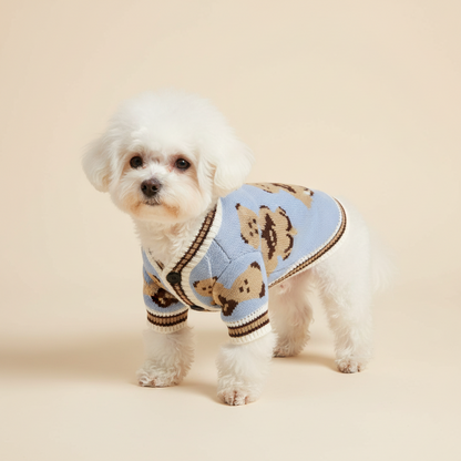 Cardigan às riscas BlueBear 