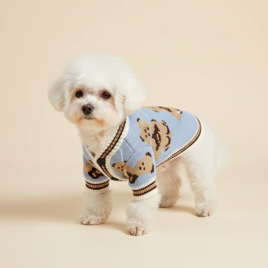 Cardigan às riscas BlueBear 