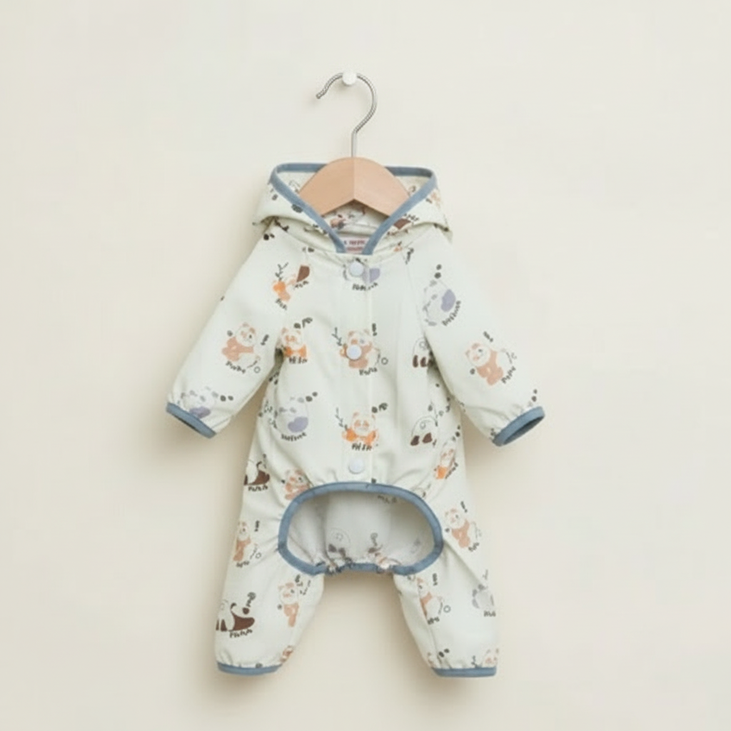 Roupa azul para cães RainShell