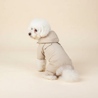 Casaco com capuz premium para cães