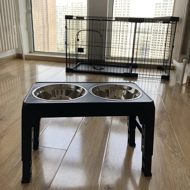 Comedero elevado premium para perros: altura ajustable para una comodidad óptima 