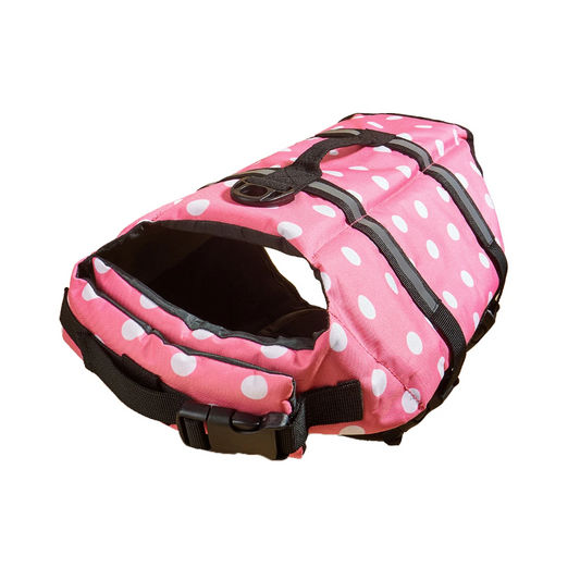 WaveGuard Reflective Dog Life Jacket – Adjustable Swim Vest for Large Dogs with Buoyancy & Safety Straps