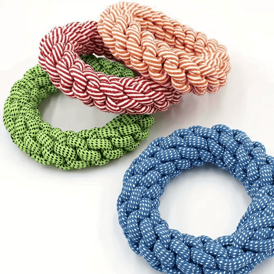 Durable ChewMaster Rope Ring Toy - Tough Chewing and Interactive Fun - The Fur Pal Dog quality premiumdogsupplies