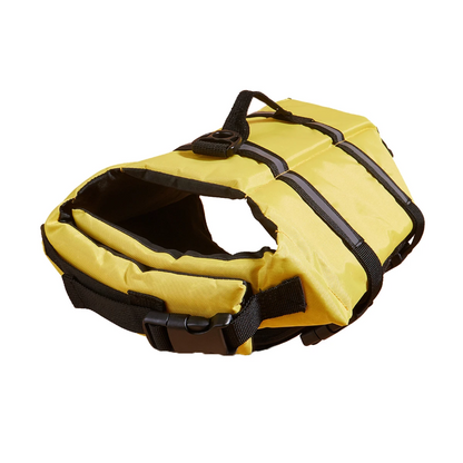 WaveGuard Reflective Dog Life Jacket – Adjustable Swim Vest for Large Dogs with Buoyancy & Safety Straps