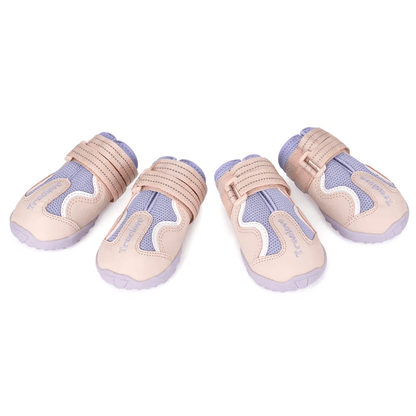 Breathable Dog Shoes with TPR Sole - Flexible and Protective Outdoor Boots Lavender - The Fur Pal Dog quality premiumdogsupplies