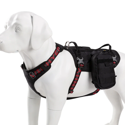 TRUELOVE Tactical Dog Harness Backpack – Waterproof, Reflective & Detachable Utility Bags