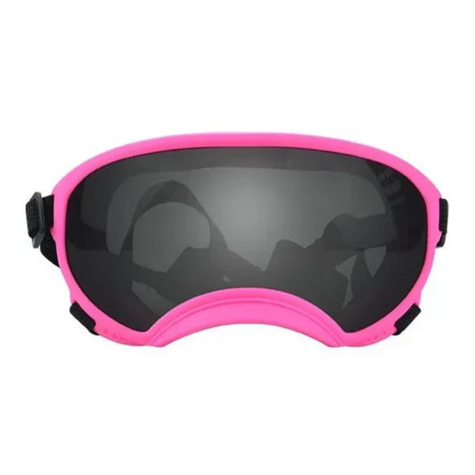 Gafas de sol ATUBAN rosas para perros: anti-UV, resistentes a impactos y ajustables para razas grandes 