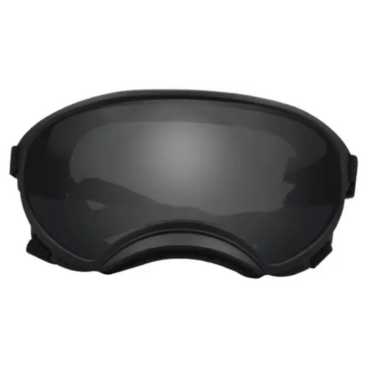 Gafas de sol ATUBAN para perros en negro intenso: anti-UV, resistentes a impactos y ajustables para razas grandes. 