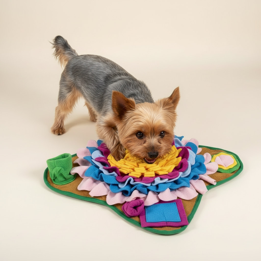 Tapete interativo para cães – Alimentação lenta para alívio do stress e enriquecimento ambiental.